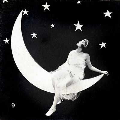 Moon-girl-stars-night